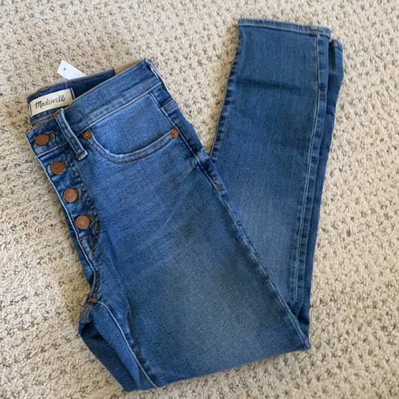 NWT Madewell mid-rise skinny crop size 24 - Picture 1 of 2